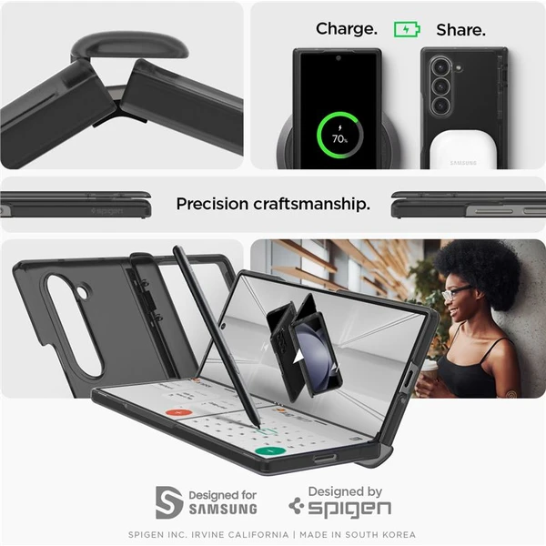 Spigen Ultra Hybrid Pro kryt Samsung Galaxy Z Fold6 šedý - Pouzdra - Obrázek b99db70973894eee84322507364e34e8