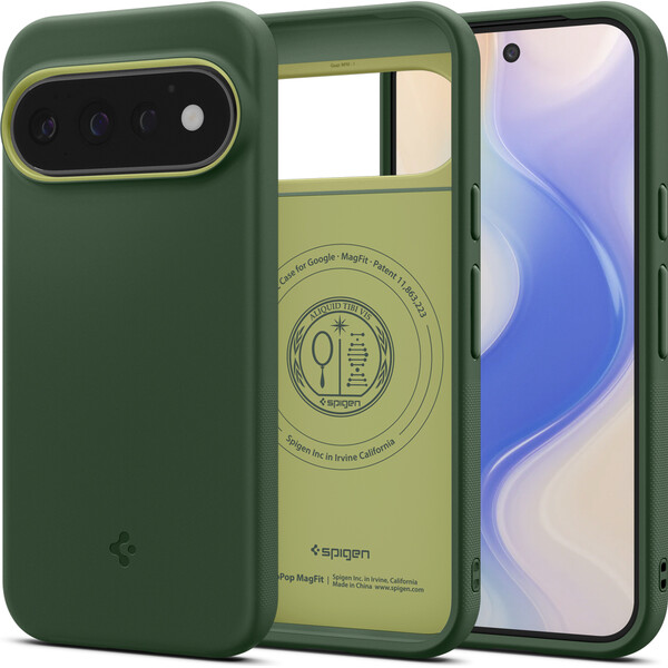 Spigen Nano Pop MagSafe kryt Google Pixel 11 Pro avo green