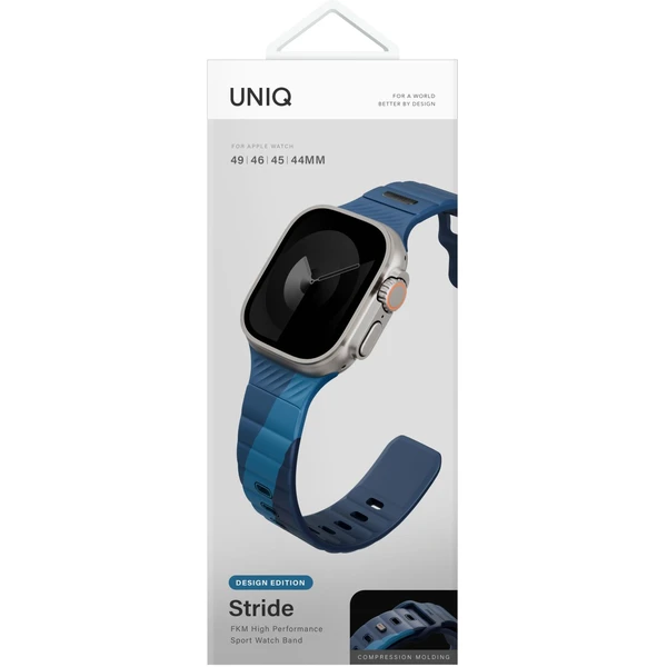 UNIQ Stride DE FKM řemínek pro Apple Watch 49/46/45/44mm modrý/světle modrý - Řemínky - Obrázek b9cdf84cc7fc43eb8d7ee504afd7cd82
