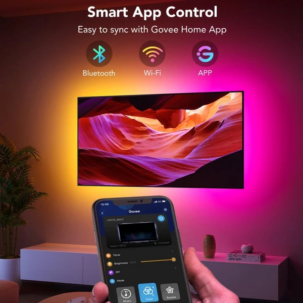 Govee TV 55-65" SMART LED podsvícení RGBIC - Chytrá osvětlení - Obrázek b9d7d6404fc34cbe905cffbcae9052ab