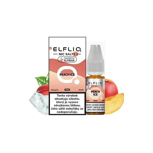 Elfliq Salt Ledový broskvový džus 10ml (10mg) - E-liquidy - Obrázek b9db380b9e78403d971f585e2099cf24