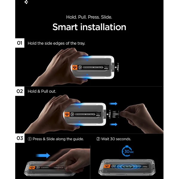 Spigen Glass tR EZ Fit Pro (Anti Reflection) sklo Samsung Galaxy S26+ čiré (2 ks) - Ochranné folie a skla - Obrázek ba1e400e4f07438cb1aec2724df68193