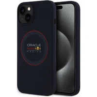 Oracle Red Bull Racing Silicone Red Ring MagSafe kryt iPhone 13 modrý - Pouzdra