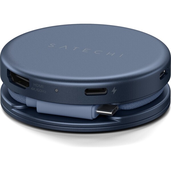 Satechi OntheGo 5-in-1 Multiport Adapter (MacBook Neo) indigově modrý - USB huby - Obrázek ba69fc0a84d74ad3847708fd03e39a28