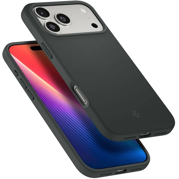 Spigen Silicone Fit MagSafe kryt iPhone 17 Pro Max abyss green - Pouzdra - Obrázek ba7cf486c1e14e298cc5e8f0248f796c