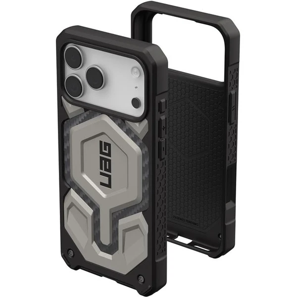UAG Monarch Pro MagSafe Titanium kryt iPhone 17 Pro Max stříbrný - Pouzdra - Obrázek ba81f75d95904e64a2f6eaacc0a21191