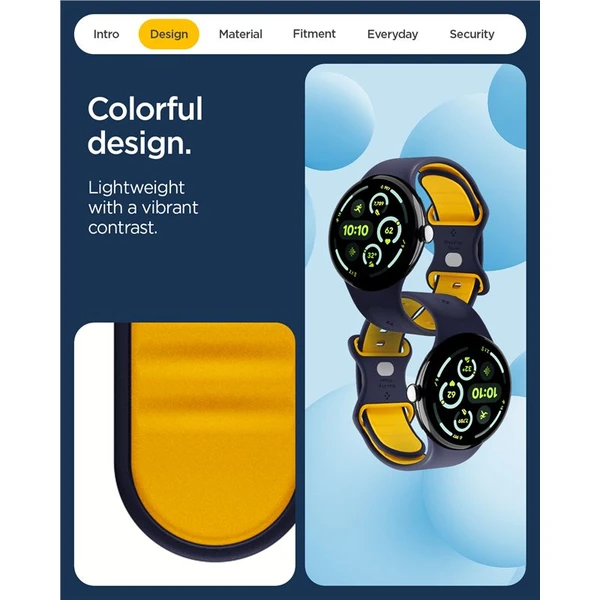 Spigen Nano Pop Band řemínek Google Pixel Watch 4/3/2/1 (41mm) námořně modrý - Řemínky - Obrázek ba9cc5ffc82b48c885ef244ba1e6efdb