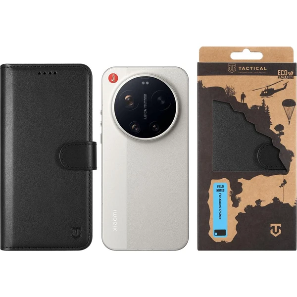 Tactical Field Notes pouzdro Xiaomi 17 Ultra černé - Pouzdra - Obrázek baab90491cdd47e39ab501a2c235c34c