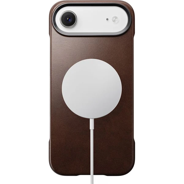 Nomad Traditional Leather Case (Horween) MagSafe kožený kryt iPhone Air Rustic Brown - Pouzdra - Obrázek bad1bf12d947412bb90fcaf9dcadea9b