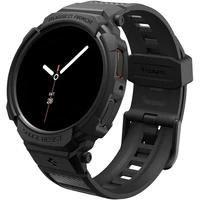 Spigen Rugged Armor Pro kryt s řemínkem Galaxy Watch8 (44mm) matně černý - Pouzdra