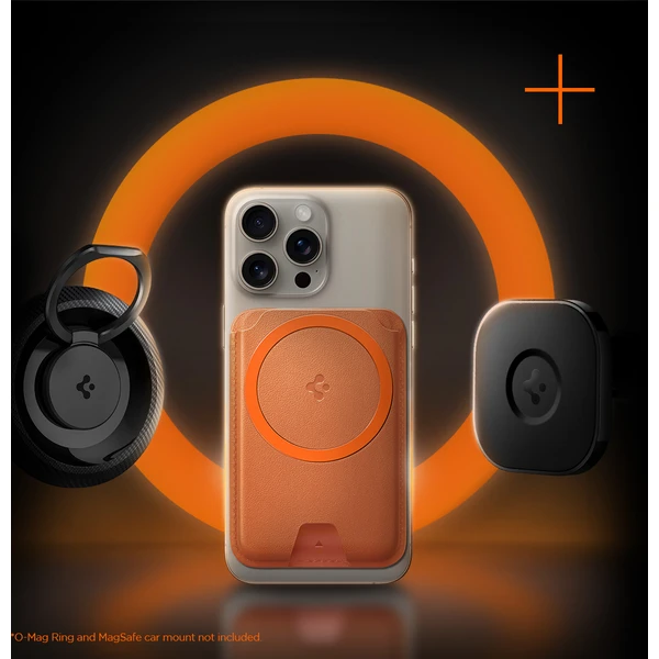 Spigen Valentinus MagFit+ MagSafe Wallet 3 Card peněženka metallic orange - Peněženky - Obrázek bae80e44cdf943109e9abe5d0db6506a