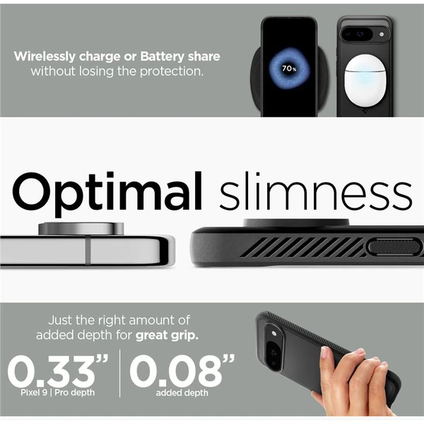 Spigen Rugged Armor kryt Google Pixel 9 Pro/Pixel 9 matně černý - Pouzdra - Obrázek bb0b75204e5844f69e993ee9219308c7