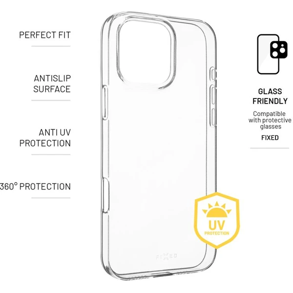 FIXED Story AntiUV TPU kryt Apple iPhone 16 Pro Max čirý - Pouzdra - Obrázek bb0ff629b4e74465abb49b29e0e4d5bf