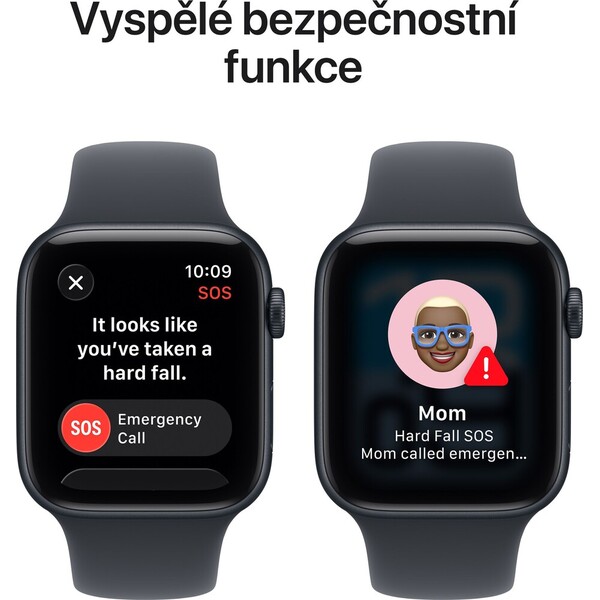 Apple Watch SE 3 (2025) 40mm Temně inkoustový hliník s inkoustovým sportovním řemínkem M/L (Další) - Chytré hodinky - Obrázek bb1f267309214f9f99f15597c58d8d37