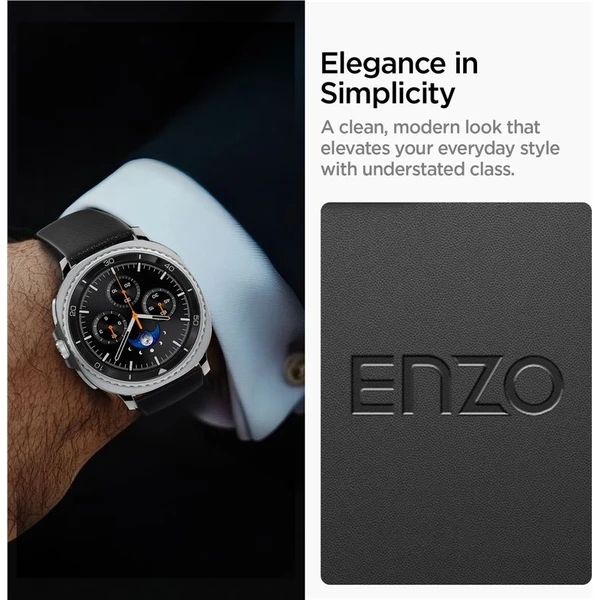 Spigen Enzo Band řemínek Samsung Galaxy Watch8 46/44/40mm černý - Řemínky - Obrázek bb39aafbdaab4f878a56d295be2e2634