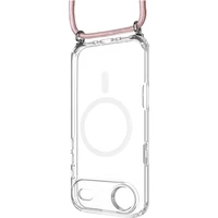 FIXED MagPure Neck kryt s růžovou šňůrkou na krk pro Apple iPhone Air - Pouzdra