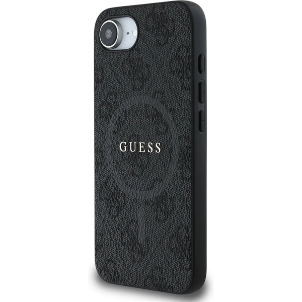 Guess PU Leather 4G Colored Ring MagSafe kryt iPhone 17e/16e černý - Pouzdra - Obrázek bb5c58f77c0c4a7382773b035f703bb9