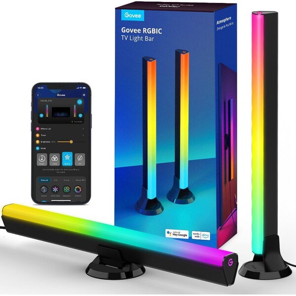 Govee Phantasy Outdoor Pro SMART LED pásky 10m - venkovní RGBIC H61723D1 Černá