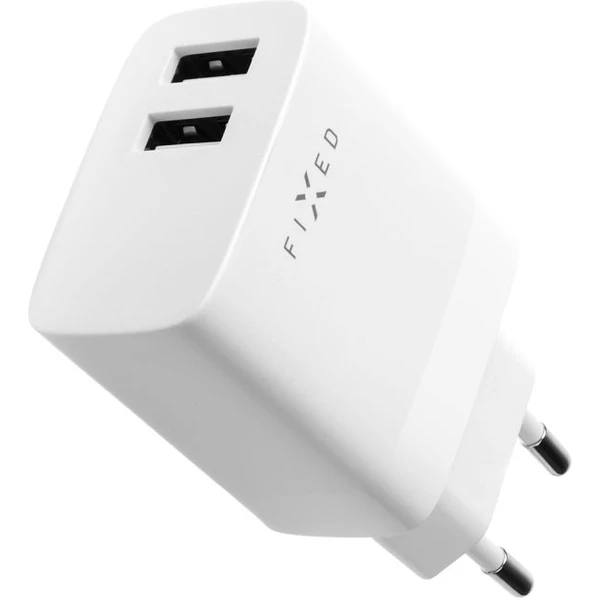 FIXED nabíječka s USB-A/Lightning kabelem, 1 m, MFi, 17W, bílá - Nabíječky - Obrázek bb7637bdae6443c9ad52f49e6887ad50