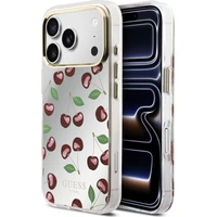 Guess PC/TPU Mirror Glitter Cherry MagSafe kryt iPhone 17 Pro - Pouzdra