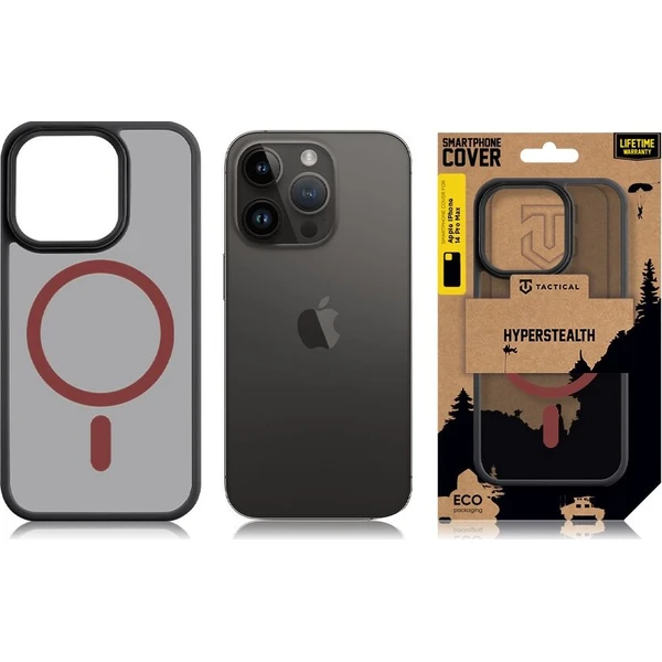 Tactical MagForce Hyperstealth 2.0 kryt iPhone 14 Pro Max Black/Red - Pouzdra - Obrázek bbaaeaec91514cd3b0de1461b5760d99