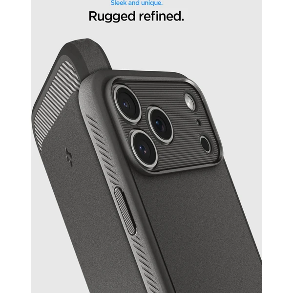 Spigen Rugged Armor MagSafe kryt iPhone 18 Pro/17 Pro gray - Pouzdra - Obrázek bbae0976ec7340e2b3d17858008dd273