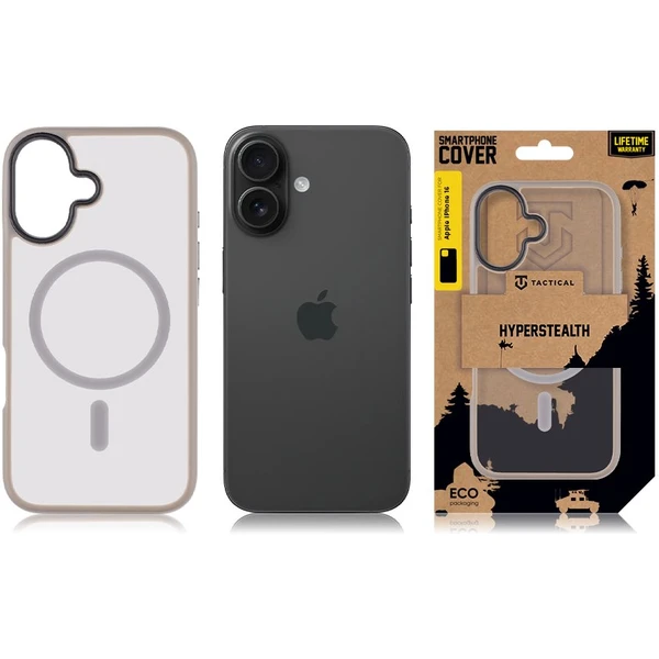 Tactical MagForce Hyperstealth Kryt pro iPhone 16 Light Grey - Pouzdra - Obrázek bbb6f0dfe8a94b77a87334fb1acd3a45