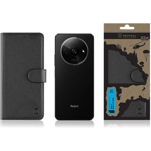 Tactical Field Notes pouzdro Xiaomi Redmi A3 (2024) černé - Pouzdra - Obrázek bbdc72151f324ceb9688d58101f2531c