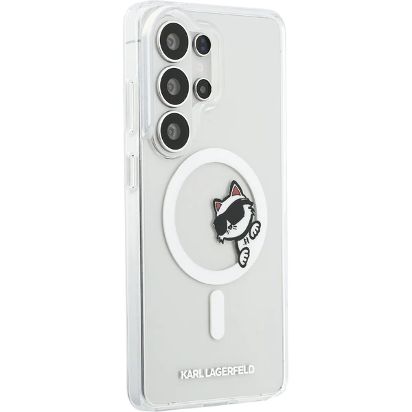 Karl Lagerfeld IML Choupette Peekaboo Logo Magnetic kryt Samsung Galaxy S26 Ultra čirý - Pouzdra - Obrázek bbe8e60ea03f4ccf8572284f25848a30