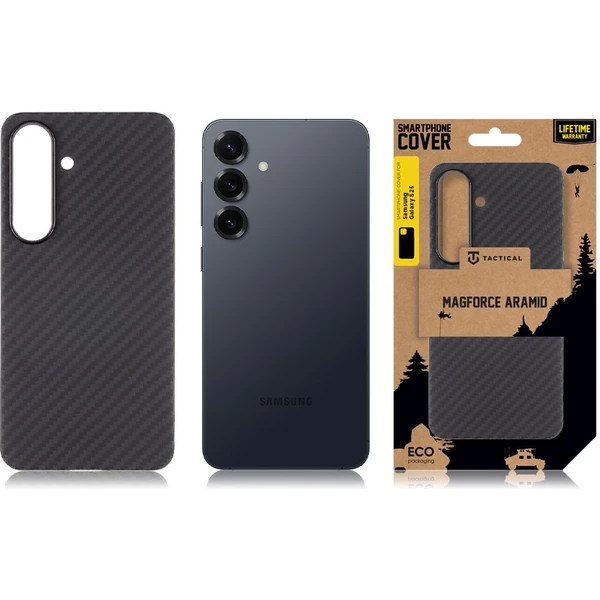 Tactical MagForce Aramid kryt Samsung Galaxy S25 černý - Pouzdra - Obrázek bc0a32eb19484f93bd166579ab07625e