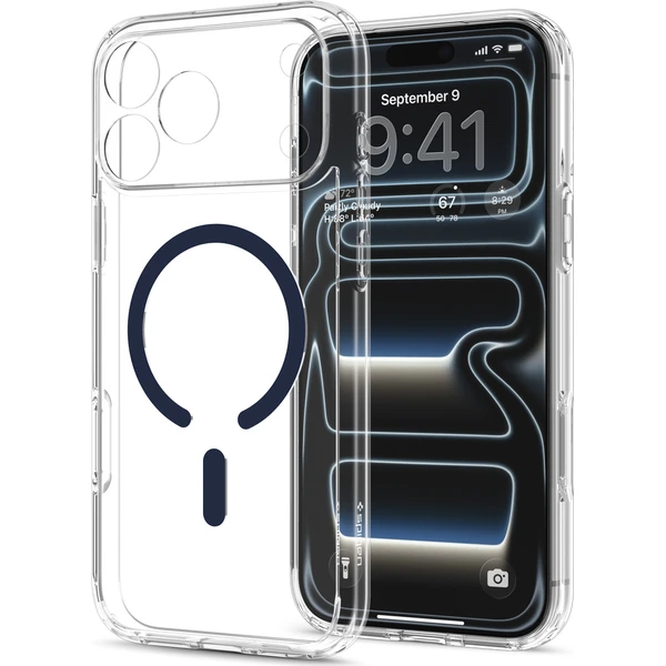 Spigen Ultra Hybrid MagSafe kryt iPhone 18 Pro/17 Pro clear deep blue - Pouzdra - Obrázek bc0d6ea803a6477699052bec51f1c41d