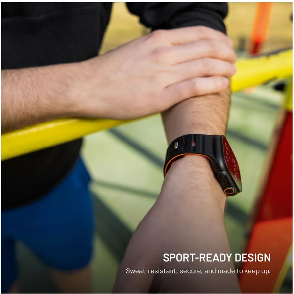 FIXED Silicone Magnetic Strap řemínek Apple Watch 44/45/46/49mm černý - Řemínky - Obrázek bc13aa88171643b5b35be82d72bdd183