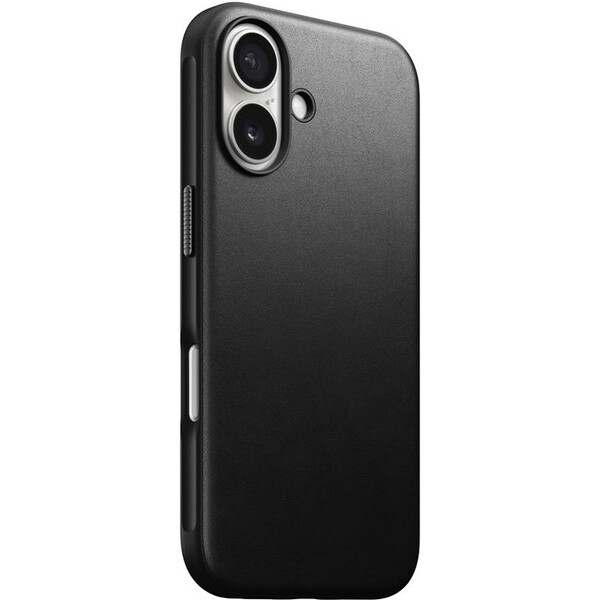 Nomad Modern Leather Case MagSafe iPhone 16 černý