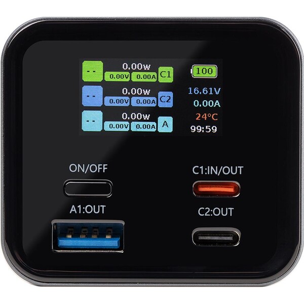 Tactical Squad Battalion powerbanka (1xUSB-A, 2xUSB-C) 65W 20000mAh šedá - Powerbanky - Obrázek bc4b5aa1bde04c8aaa1c8e3b2804a0a5