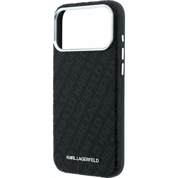 Karl Lagerfeld PU Grained Allover Semi Wrap Magsafe kryt iPhone 18 Pro Max černý - Pouzdra - Obrázek bc76fe3ef72840d6b5794b9c5fc78513