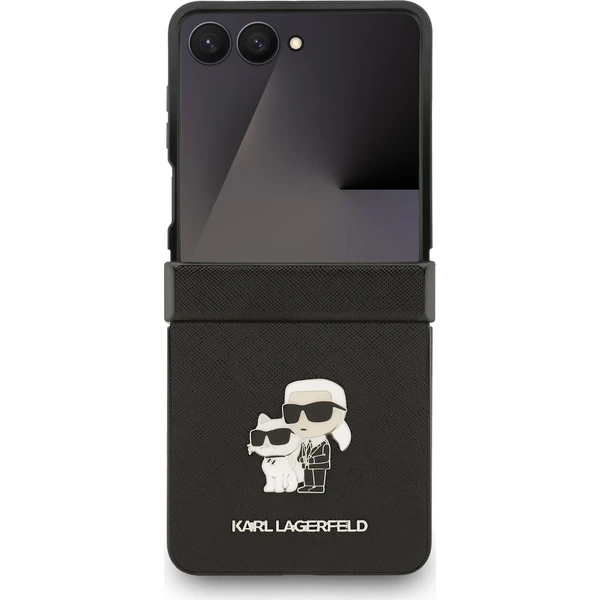 Karl Lagerfeld PU Saffiano Karl and Choupette kryt Samsung Galaxy Z Flip 7 černý - Pouzdra - Obrázek bc8478a82e804b50ae69a4e651ccdd89