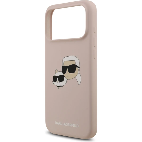 Karl Lagerfeld Liquid Silicone Double Heads MagSafe kryt iPhone 17 Pro Max růžový - Pouzdra - Obrázek bc8874a001d94960bdd6177ed9ecb9a9