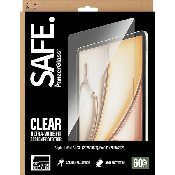 PanzerGlass® SAFE sklo s instalačním rámečkem Apple iPad Air 13"/Pro 13" (2024/2025) - Ochranné folie a skla - Obrázek bc9f23e993b0400bbf3d584bfbee174e
