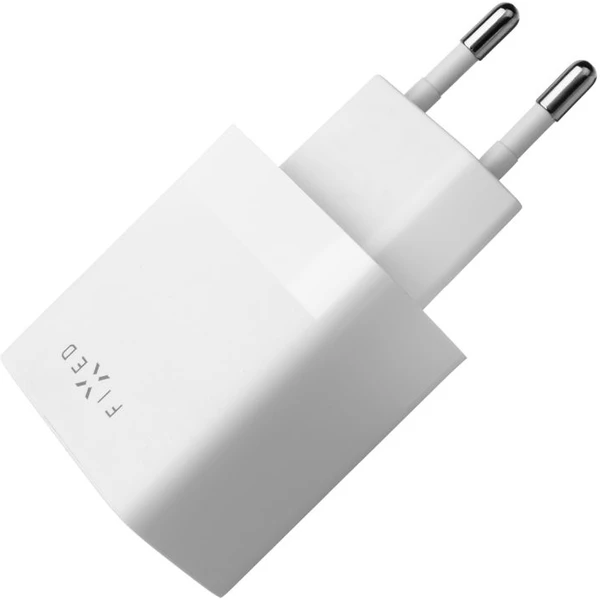 FIXED nabíječka s USB-A/USB-C kabelem, 1 m, 17W, bílá - Nabíječky - Obrázek bca23250e9044df9b295eee408ad69d2