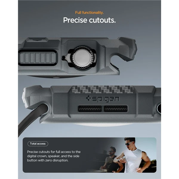 Spigen Rugged Armor 2 pouzdro Apple Watch 11 (46mm) dark gray - Pouzdra - Obrázek bca40f50165e4e6bb1ec4d18f7e6201b