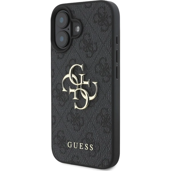 Guess PU 4G Metal Logo kryt pro iPhone 16 Plus šedý - Pouzdra - Obrázek bcb4cfc4068e48a5bed5a5339bcbcd7b