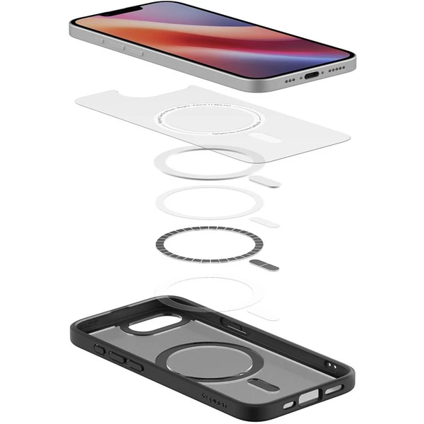 Spigen Crystal Hybrid MagSafe kryt iPhone 17e/16e frost black - Pouzdra - Obrázek bccb5431d02b4996b2960a5f2469744e