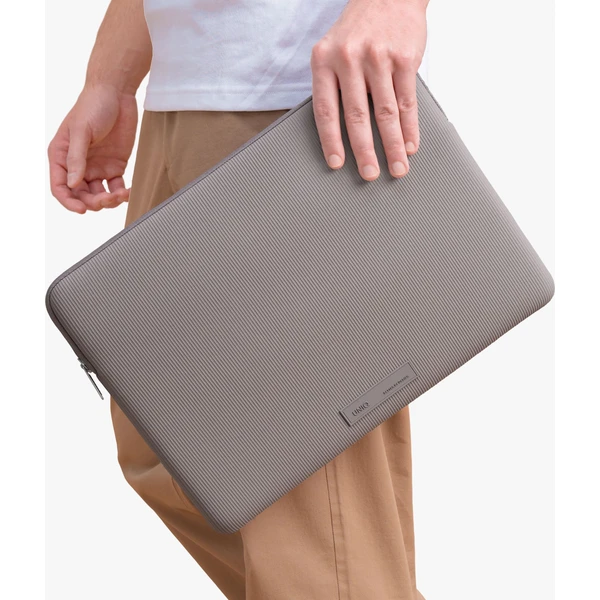 UNIQ Cyprus Ridge Edition neoprenové pouzdro pro MacBook/notebook (13”/14") Pewter Grey - Pouzdra - Obrázek bccf39f1a76f4727a990e86b5bf63b21