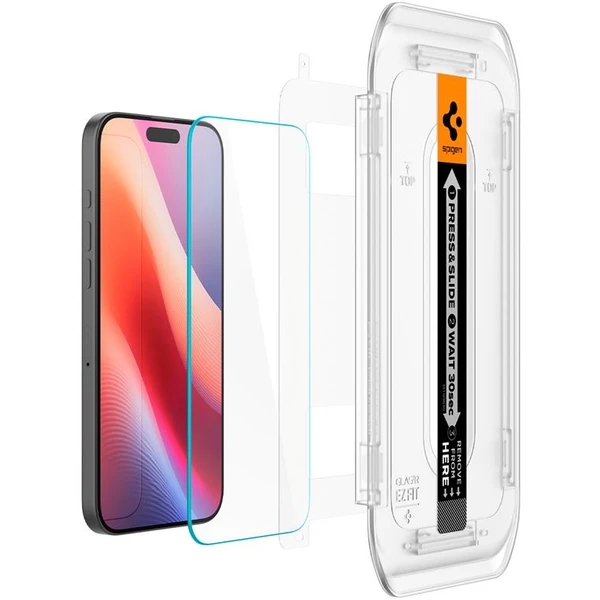 Spigen Glass tR EZ Fit tvrzené sklo iPhone 17 Pro Max/16 Pro Max čiré (2 ks) - Ochranné folie a skla - Obrázek bce84ccb9ce44450b509e9eeebd8c0da