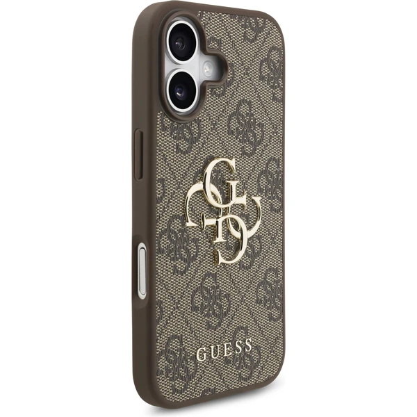 Guess PU 4G Metal Logo kryt iPhone 17 hnědý - Pouzdra - Obrázek bd0607473c4447259322bb29b45861f9