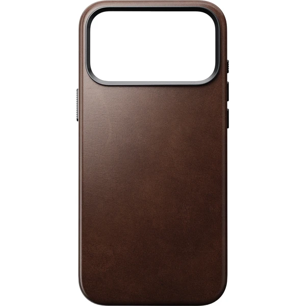Nomad Traditional Leather (Horween) MagSafe kožený kryt iPhone 18 Pro Max Rustic Brown - Pouzdra - Obrázek bd06ebe01e7048199cedd35f42a5da9a