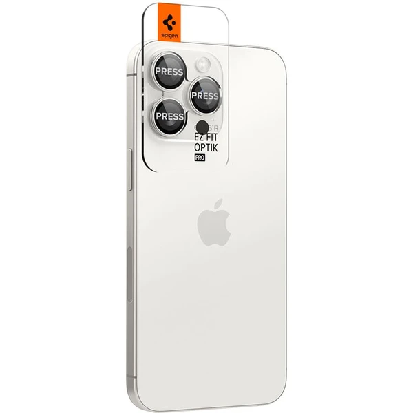 Spigen Glass tR EZ Fit Optik Pro skla iPhone 17-14 Pro/17-14 Pro Max white titan - Ochranné folie a skla - Obrázek bd0dfa7ab9f747079be49daaed8e29dc