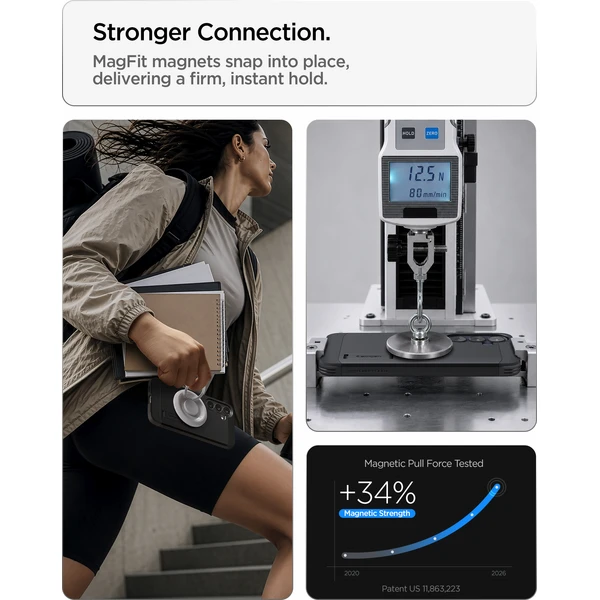 Spigen Tough Armor MagSafe kryt Samsung Galaxy S26 FE black - Pouzdra - Obrázek bd11384bbd5445afb332f9aff8bca902