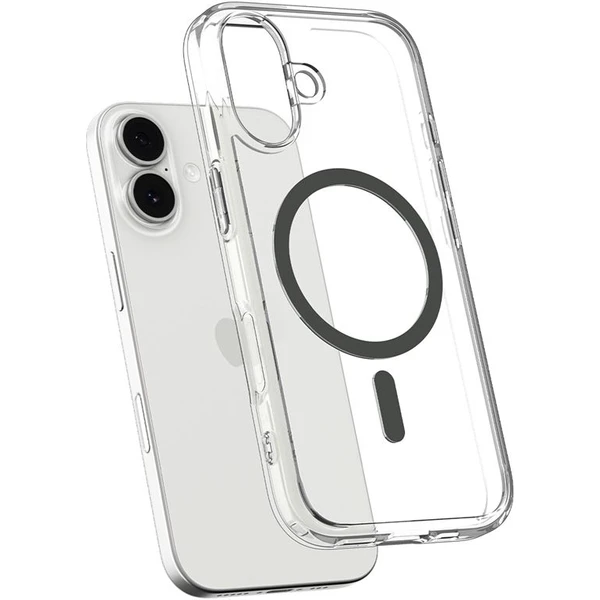 Spigen Ultra Hybrid MagSafe kryt iPhone 17 clear graphite - Pouzdra - Obrázek bd4037afd0184f36af8aceb5a5d7aabf