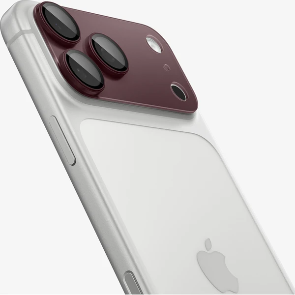 Spigen Glass tR EZ Fit Optik Pro XL 1 Pack sklo na fotoaparát iPhone 18 Pro Max tmavě vínové - Ochranné folie a skla - Obrázek bd49e4e720b248eea076cbf300945e33